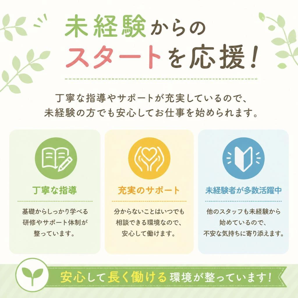 安心のサポート体制